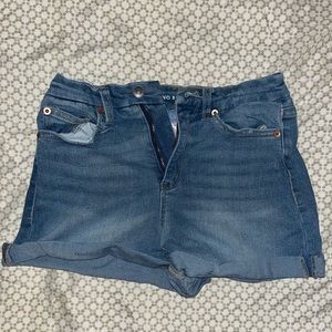 Medium wash blue Jean shorts